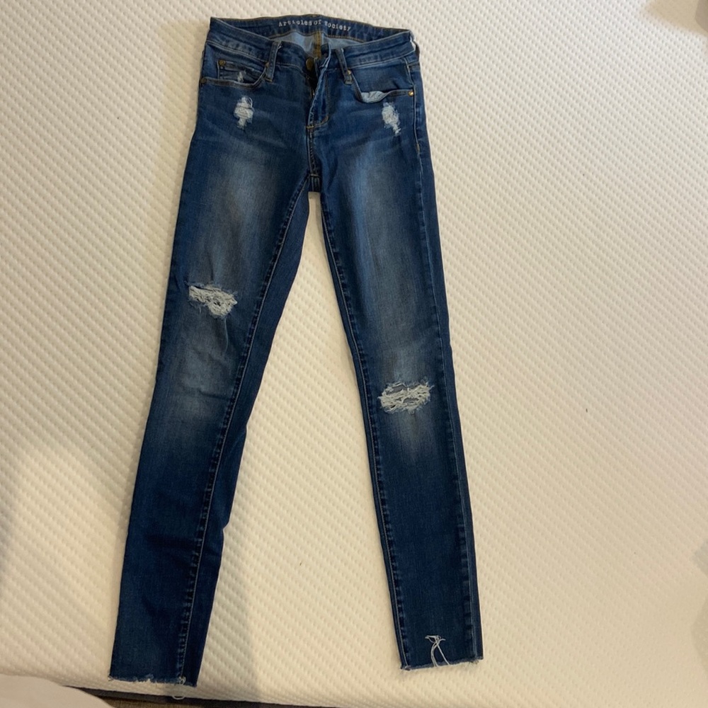 Distressed skinny jeans size 24, Articles of Society